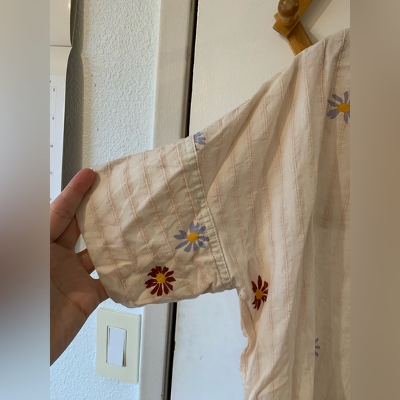 Size S Madewell cotton floral blouse - Picture 3 of 8